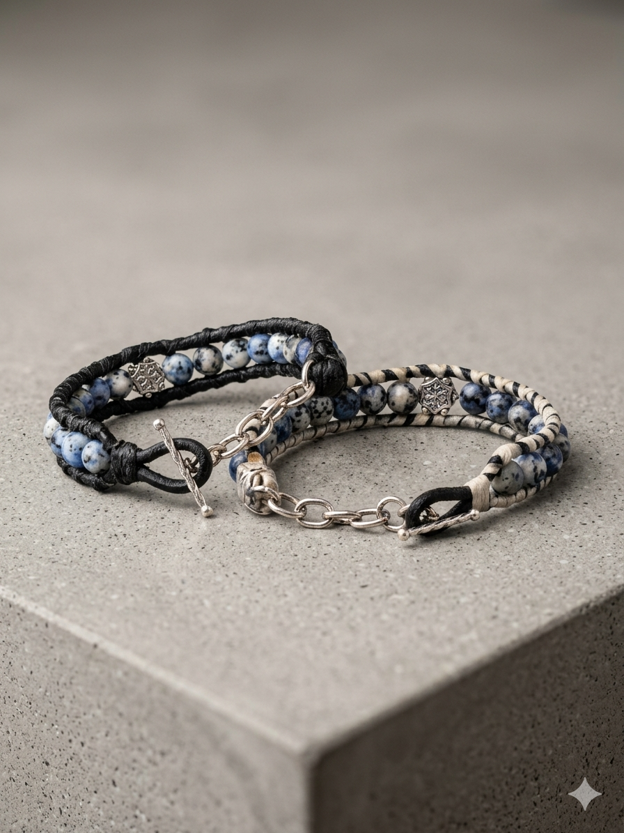 K2 Stone Beaded Bracelet - Grounding